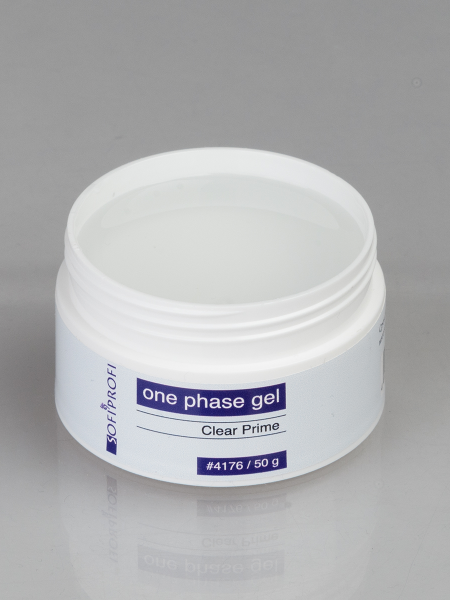 Однофазный гель для наращивания ногтей Прозрачный Clear Prime Sofiprofi one phase gel, 50 мл